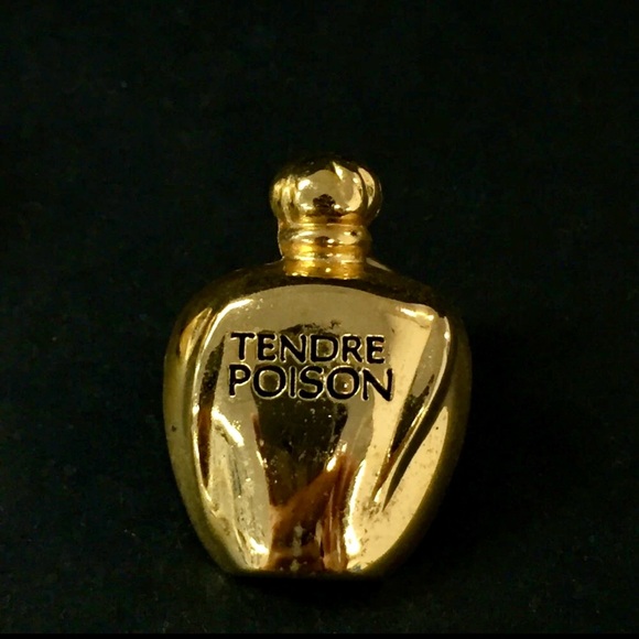 CHRISTIAN DIOR Perfume Motif Gold Tone Pin/Brooch 3 Pc Set - Picture 3 of 9